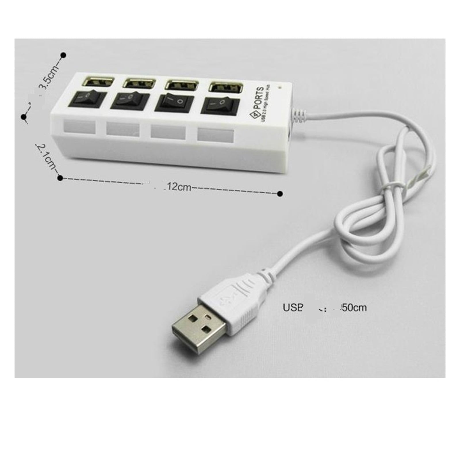 USB 2.0 Hub USB Hub 2.0 Multi USB Splitter Hab Use Power Adapter 4/8 Port Multiple Expander 2.0 USB3 Hub With Switch For PC ,Fast Charging