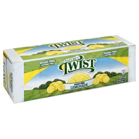 Pepsi Natures Twist Sugar Free Lemonade Drink 12 Fl Oz 12 Count