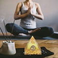 thumbnail image 2 of Crystal Pyramid Healing Energy Meditation Crystals Home Office Decor (C), 2 of 8