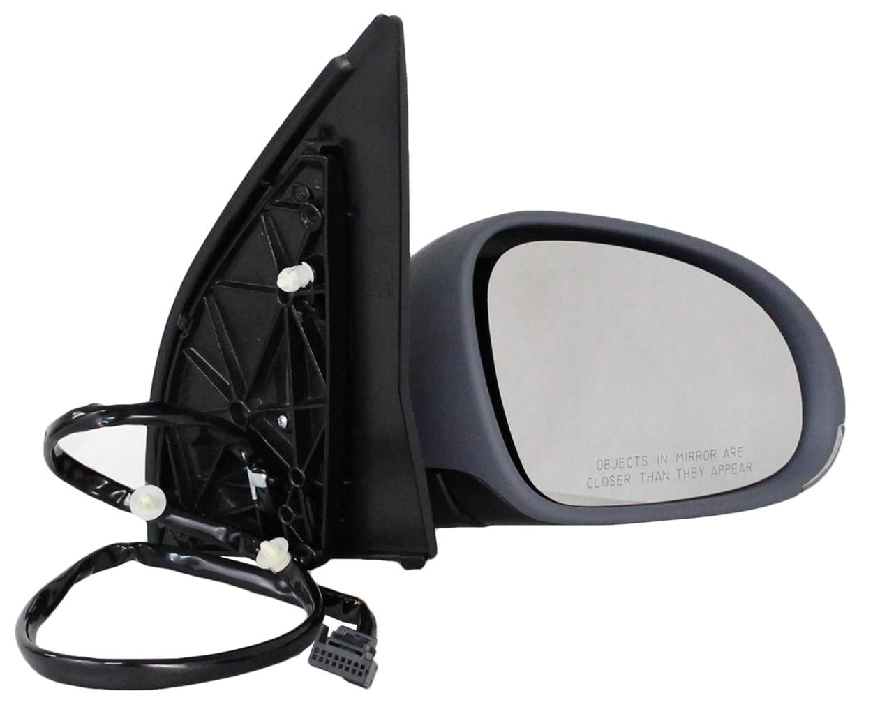 Left Driver & Right Passenger Side Door Mirror Compatible with 2006-2009 Volkswagen GTI Volkswagen Rabbit Power Heated VW1321124 VW1320124 1K1-857-507-DC-9B9 1K1857507DC9B9