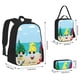 thumbnail image 2 of Disketp Gnomes On The Beach Mochila Estampada de Gran Capacidad con Lonchera y Estuche, Set de 3 Piezas para Estudiantes, 2 of 7