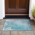 thumbnail image 6 of Addison Rugs Chantille Indoor/Outdoor Transitional Abstract Teal Washable Rectangle Rug, 1'8" x 2'6", 6 of 6