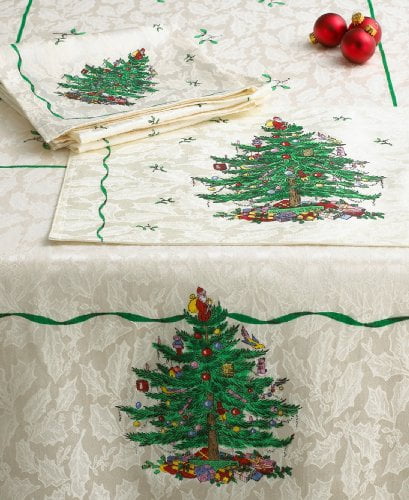 Spode Christmas Tree Pack of 6 Cloth Napkin Set 16" x 16" Brand New 100% Cotton 