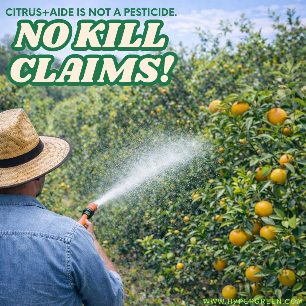 Infinity Shields Citrus+Aide, Citrus Tree Anti-Greening Support Spray, Liquid Fertilizer, 65 oz, Hose-End Rinse Concentrate, Peppermint Scent