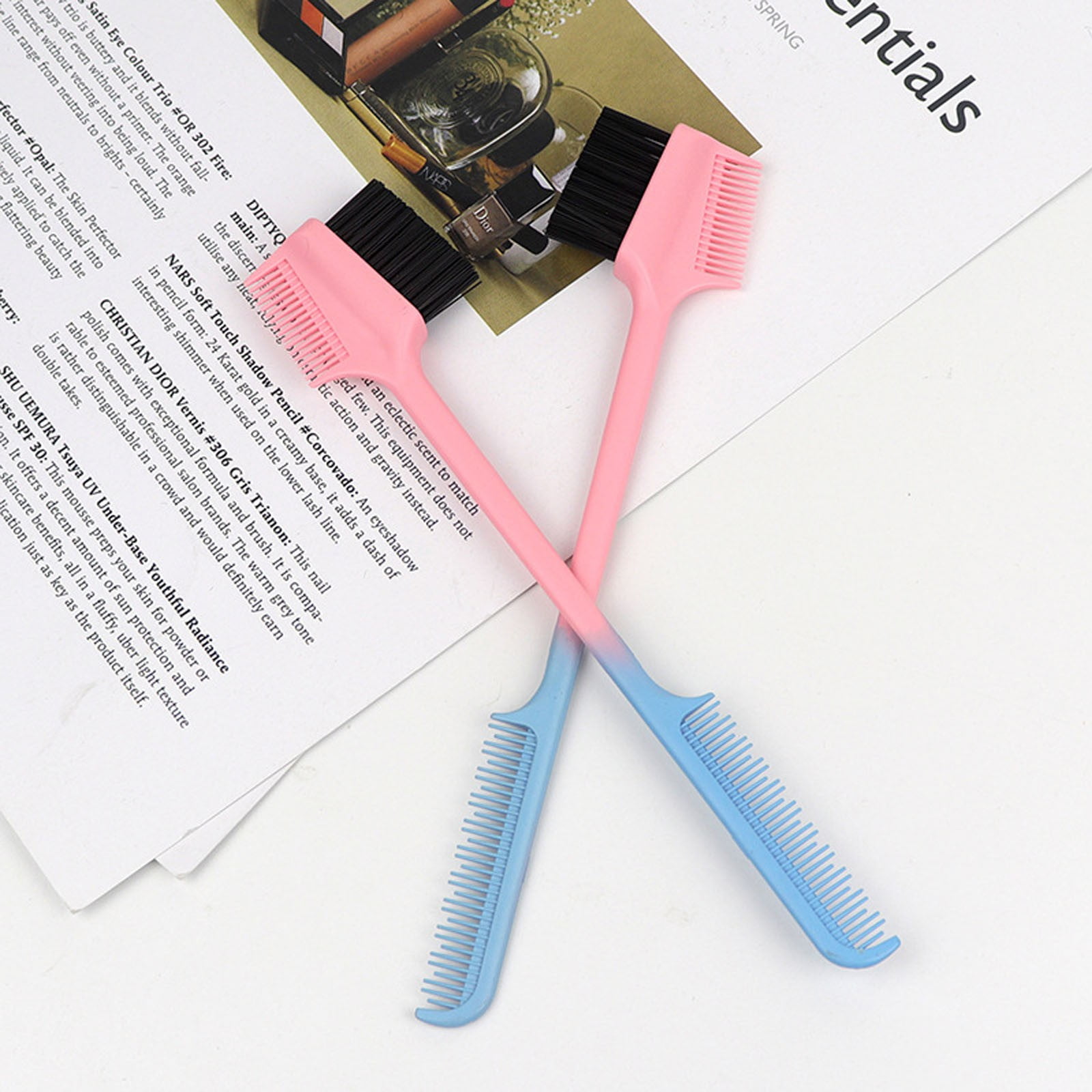 Edges Cleaning Comb Stylish Baby Hair Toothbrush Edge Control Hair Brush  Plastic Lace Wig Edge Brushes - China Salon Equipment and Brush price