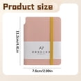thumbnail image 4 of DUOYOU Pocket Notebook Hardcover Journal Portable Small Notebook With Pen Holder Business Notebook For Office Work Travel And Daily Writing Records, 4 of 6