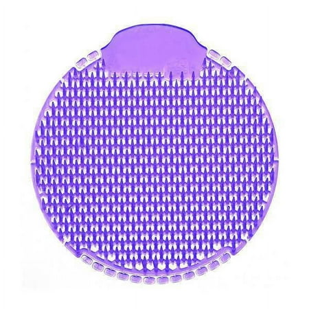 1Pack ToughGuy 55FJ84 Urinal Screen, Round, Purple, 2 lb, PK10