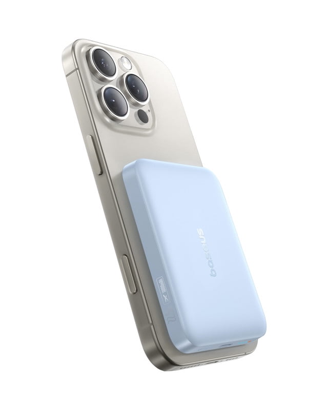 Baseus Wireless Power Bank 10000mAh Magnetic Portable Charger 22.5W MagSafe Charger, Blue