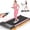 Pink, variant on Walking Pad with Incline,2.5 HP Under Desk Treadmill Small with LED Display &Remote Control,4 in 1 Incline Walking Pad 300 Lbs Portable Treadmill for Home Office