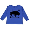 thumbnail image 3 of Inktastic Buffalo Cute Animal Western Boys or Girls Long Sleeve Toddler T-Shirt, 3 of 5
