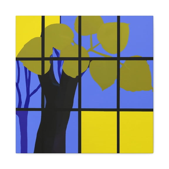 Elm Tree Pop Art - Canvas