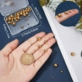 thumbnail image 3 of 1 Box 50Pcs Golden Earring Backs 304 Stainless Steel Round Screw Ball Backs Stoppers Post Studs for Jewelry Making Earring Piercing Supplies Findings 3/4/5/6/8mm, 3 of 9