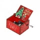 thumbnail image 3 of Caja de música de madera Feliz Navidad, decoración navideña, miniatura novedosa para mesa o de mano Estilo F, 3 of 9
