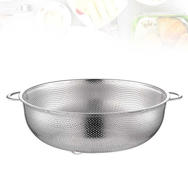 unbranded Cesta Para Y Verduras De Acero Inoxidable Con Drenaje Eficiente Y Uso Práctico