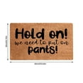 Dyfzdhu Funny Doormat Entryway Front Porch Rugs 60 40CM Anti