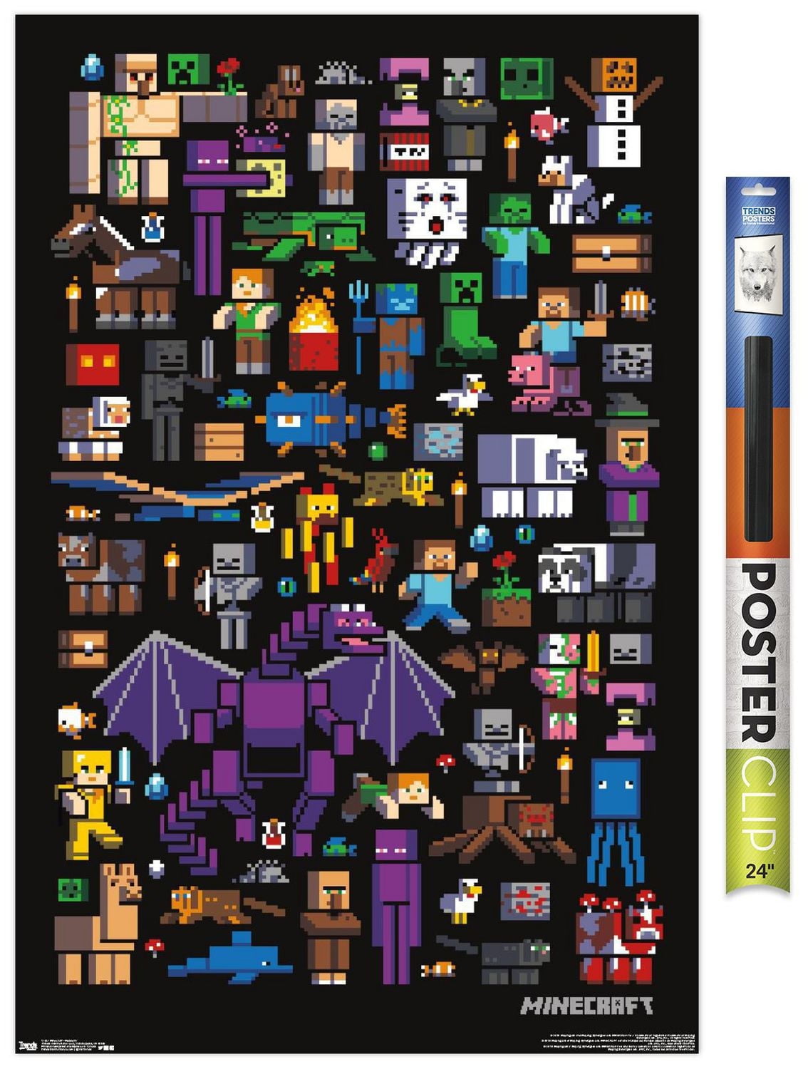 Minecraft - Mobbery Wall Poster