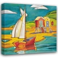 thumbnail image 1 of Paul Brent 20x20 Gallery Wrapped Canvas Wall Art Titled - Cabanas, 1 of 4