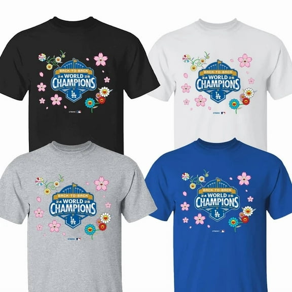 FREESHIP - Dodgers x Murakami 2025 World Series Champs Back to Back