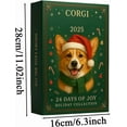 thumbnail image 6 of Corgis Advent Calendars 2025, 24 Day Corgis Ornaments Christmas Countdown Calendar, Corgis Pendant Christmas Decorations Countdown Calendar, For Walls Window Christmas Trees and Doors, 6 of 8