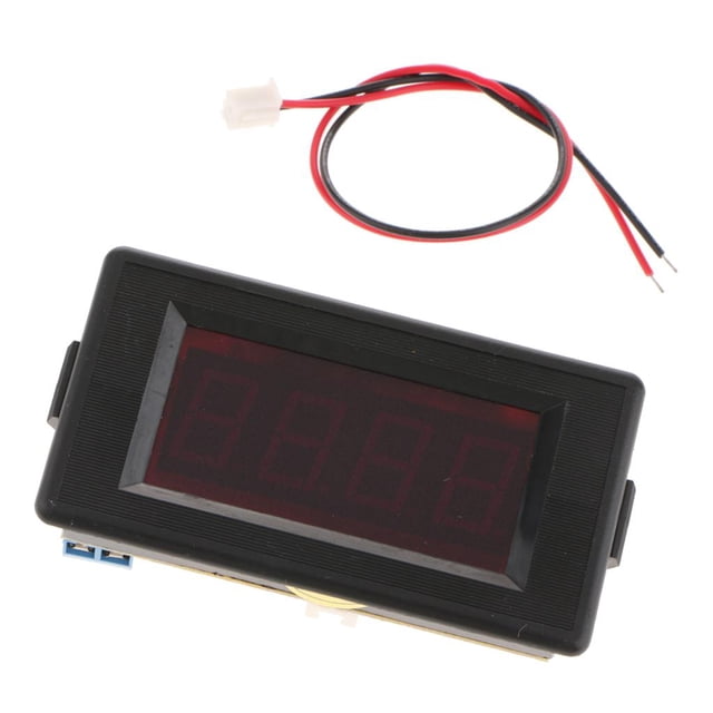 Probadores de voltaje LED digitales Voltímetro portátil Amperímetro Probador de energía eléctrica Medidor AC300V-P12V (rojo) kusrkot Voltímetro digital