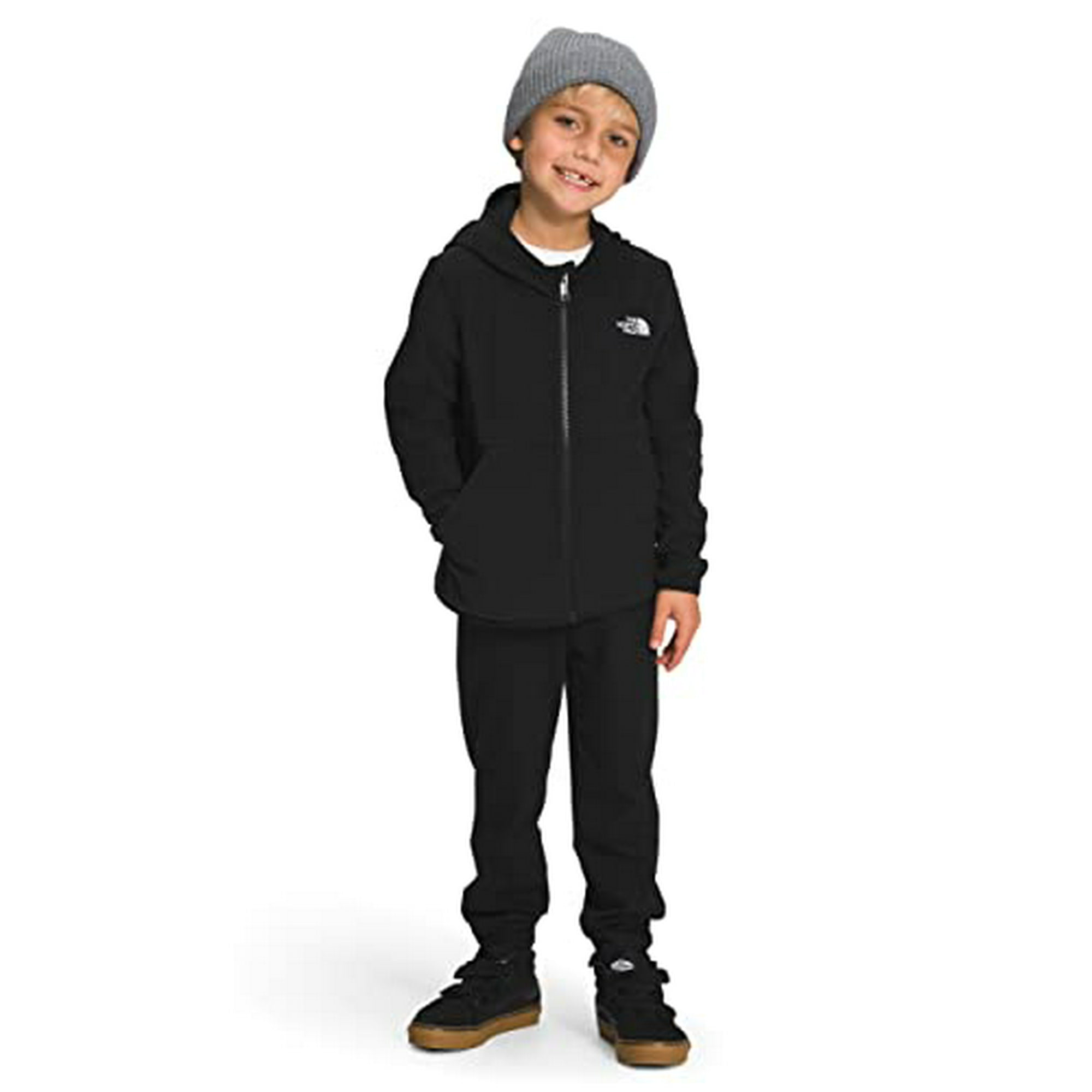 The North Face Youth Glacier Full Zip Hoodie TNF Black L Walmart
