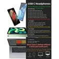2 Pack Afflux Type C Wired Headphones USBC Earbuds Earphones
