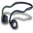 thumbnail image 5 of Lian LifeStyle Premium Bone Conduction Headphones Lightweight & Waterproof w/ Mic & Bluetooth. Wireless Over Ear Headset for Adults and Kids, suitable for Sports, Gaming, Travel, Office Black Green, 5 of 9