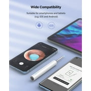 كاميرا إزالة شمع الأذن البصرية من Bebird - T5 باللون الأبيض