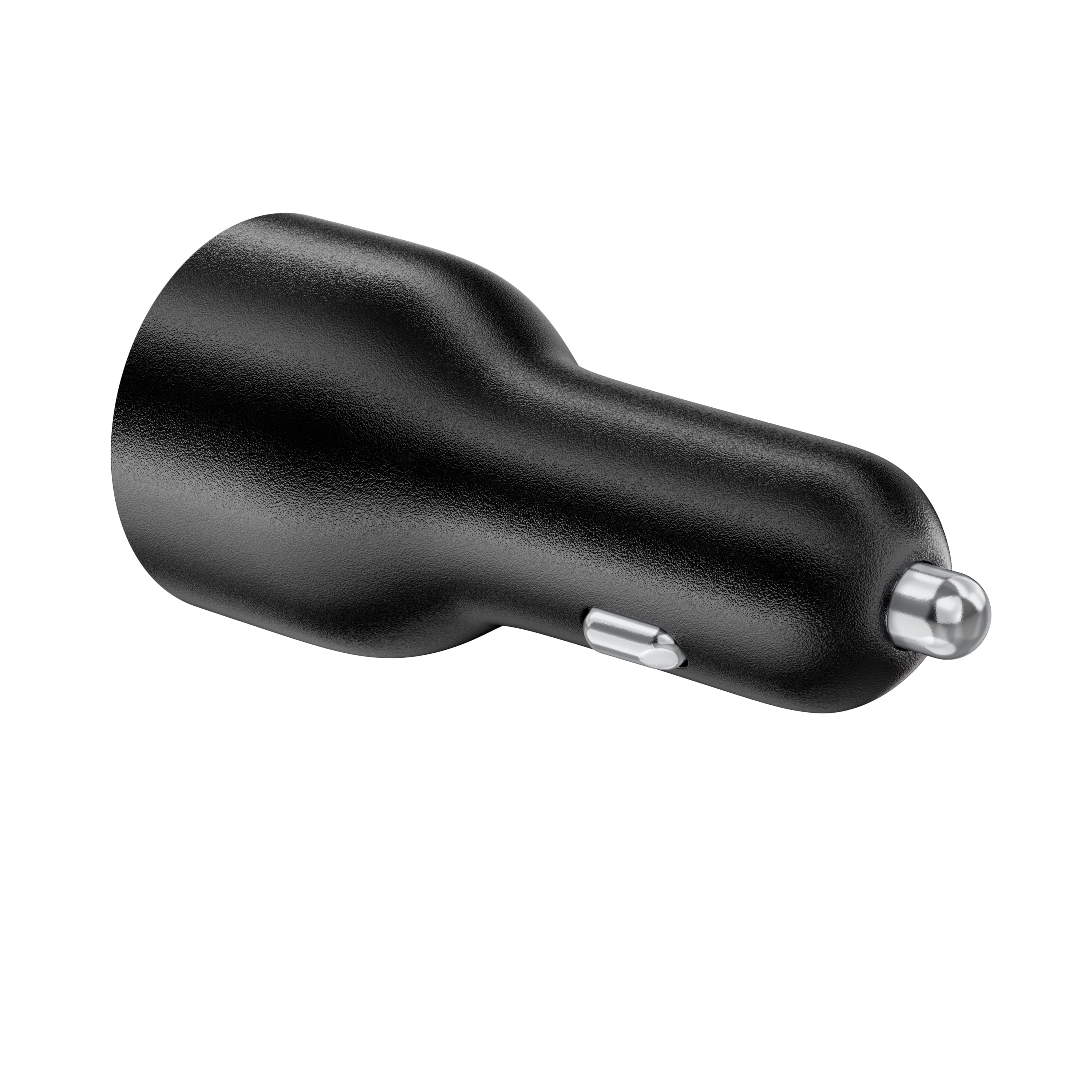 onn 32W Dual USB-C and USB-A Port Car Charger With 3ft C-Lighting Cable ,MFI & USB-IF Certified, Black - Compatible with iPhone 14/13/12/11/X/XR/XS/8/7/6/5, iPad, Airpods and more