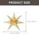 thumbnail image 2 of 3pcs linternas estrellas lámparas de lámparas de 7 puntos de lámpara de lámpara de papel de estrella., 2 of 5