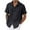Black, variant on Aloohaidyvio Hawaiian Shirts for Men Big and Tall,Mens Buttons Stripe Turndown Short Sleeve Shirt Blouse Tops, Shirts for Men Pink 2XL