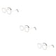 thumbnail image 4 of Qarigey Gafas para miopía con montura antiazul, gafas cuadradas ligeras transparentes para ordenador, gafas para miopía con montura dorada Type1 NO1, 4 of 6