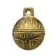 thumbnail image 3 of de campana de perro Dispositivos de campana Centro de mesa Retro Patrón de cabeza de tigre de cobre Campana de perro atractiva Campana de gato 44 mm Yinane Campana de cuello, 3 of 8