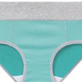 thumbnail image 6 of Frostluinai Women's High Waisted Cotton Underwear Soft Breathable Panties Stretch Briefs Regular & Plus Size 5-Pack, 6 of 9