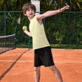 thumbnail image 5 of TIREOW Boys Athletic Tank Tops Solid Color Sleeveless Crew Neck Vest Summer Lightweight Stylish Breathable Workout Shirts, 5 of 7