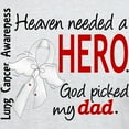thumbnail image 3 of CafePress - Heaven Needed A Hero Lung Cancer Light T Shirt - Men's Classic Graphic T-Shirt, 3 of 4
