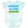 thumbnail image 3 of Inktastic Cricket Player in Training Boys or Girls Baby Bodysuit, 3 of 5