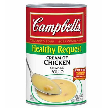 12 PACKS : Campbells Healthy Request Cream Chicken Soup - 50 oz.