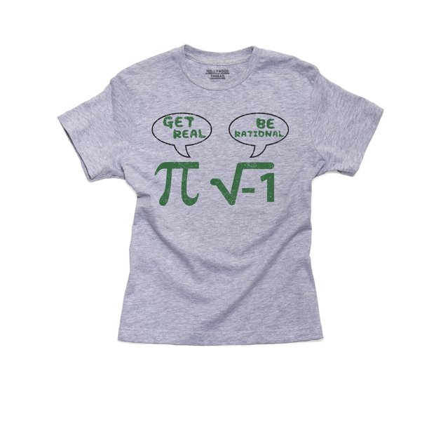 t shirt get real be rational