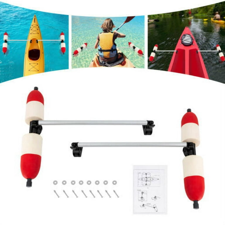 For Marine Boat Kayak Canoe a Pair PVC Outrigger Arms Stabilizer System  Fishing!
