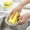 Yellow-YEA, variant on Ywbawe Natural Compressed Wood Pulp Sponge, Super Absorbent Kitchen Dishwashing Sponge, Oil-Resistant, Quick Dry, Eco-Friendly, Multi-Surface Cleaner, Pack of 1