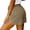 Khaki, variant on TinyBloomm Metallic Shorts for Women Casual Shorts For With Side Slit Breathable Everyday Summer Bottoms Relaxed Fit For Comfort And Easy Styling, Size XXL
