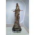 thumbnail image 2 of Nifao Jumbo Mountain Man by Remington Bronze Statue – Home Office Decor Sculpture, 13"L x 13"W x 37"H, 2 of 12