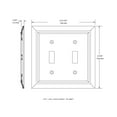 thumbnail image 7 of Franklin Brass Architectural 1 Gang Flat Black Switch & Outlet Plate, 7 of 7
