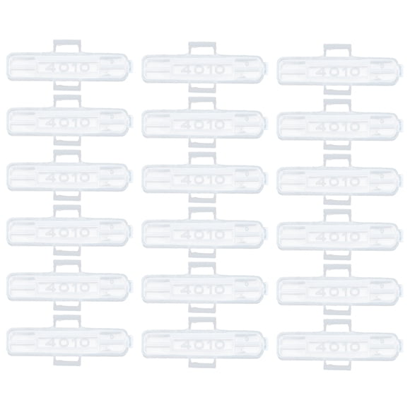 100pcs Signo de etiqueta de cable transparente Identificación Case Signo de cable Nombre