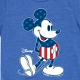 thumbnail image 3 of Disney - Americana - Mickey Flag Pattern - Toddler And Youth Short Sleeve Graphic T-Shirt, 3 of 5