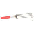thumbnail image 2 of KAKOWELY Stainless Steel Rake Beach Rake Small Beach Seaside Digging Rake Hand Rake Clamming Claws,12.6"X2.95"X1.97", 2 of 4