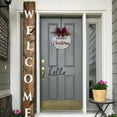 thumbnail image 2 of Up to 65% off amlbb Merry Christmas Wreath Front Door Hanging Sign Christmas Decor Wooden Christmas Ornament For Vacation Home Porch Window Wall Indoor Outdoor, 2 of 4