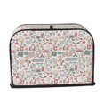 thumbnail image 2 of Picia Summer Life Print 2 Slice Toaster Cover , Toaster Protector Dustproof Kitchen Appliance Cover, Kitchen Appliance Dustproof Protector, 2 of 7