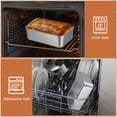 thumbnail image 3 of REOFLYUP Bread Loaf Pan Stainless Steel with Lid Even Heat Distribution 1Pack, 3 of 8